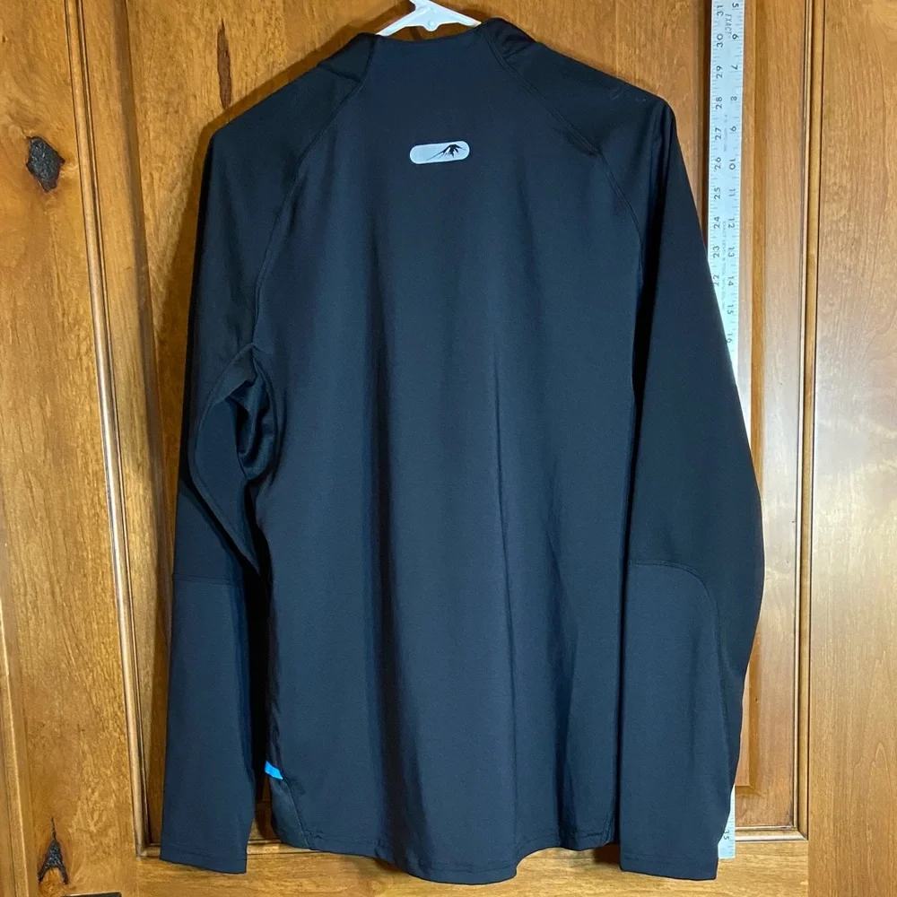 ASICS Black Shirt with Blue Details, Quarter Zip, Women's L - Picture 8 of 11